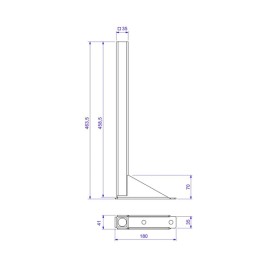 Suporte para Caixa Embutida Dry Wall de Piso 1100.SP.134.01 Deca Suporte para Caixa Embutida Dry Wall de Piso 1100.SP.134.01 Deca