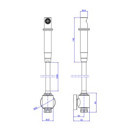 Ducha Higiênica Universal Derivação Inox Deca 1948.INX.ACT