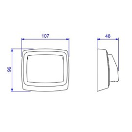 Acabamento para Válvula de Descarga Hydra Max Branco 4900.E.MAX.BR