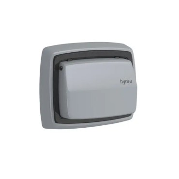 Acabamento para Válvula de Descarga Max Cinza Deca 4900.E.MAX.CZ