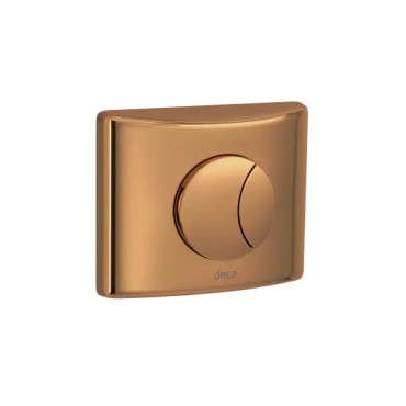 Acabamento Hydra Duo Red Gold para Base de Valvula Descarga Deca 4900.GL.DUO.RD