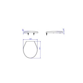 Assento Plastico Ravena Deca AP.01.95 