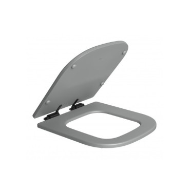 Assento Poliéster Polo/Unic cinza fosco com Fixacao Black Matte Deca AP.217.BL.MT.86