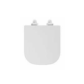 Assento Poliéster Monocromático Deca Axis/Quadra Branco com Slow Close AP.217.BR.17
