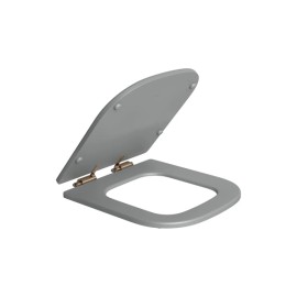 Assento Poliéster Axis Slow Close Cinza Corten Matte Deca AP.217.CT.MT.86