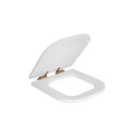 Assento Poliéster Carrara/Link Branco com fixação Red Gold Deca AP.23.GL.RD.17