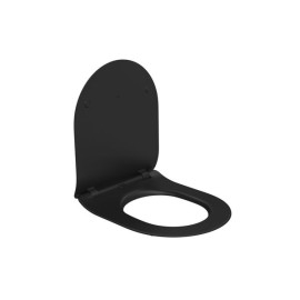 Assento Termofixo Deca Lk/Carrara/Nuova Black Matte com Slow Close AP.2362.94