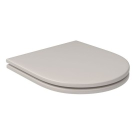 Assento Poliéster Monocromático Deca LK/Carrara Barbante com Slow Close AP.237.BB.26
