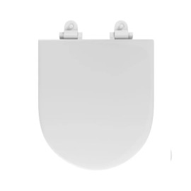 Assento Poliéster Monocromático Deca LK/Carrara Branco com Slow Close AP.237.BR.17