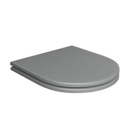 Assento Poliester Slow Close Cinza Fosco Link fixação Corten Matte Deca AP.237.CT.MT.86 Assento Poliester Slow Close Cinza Fosco Link fixação Corten Matte Deca AP.237.CT.MT.86