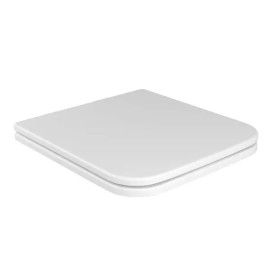 Assento Poliester Monocromático Slow Close Living Branco AP.347.BR.17