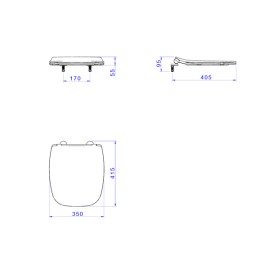 Assento Termofixo Flex Slow Close e Easy Clean Branco Deca AP.3862.17 
