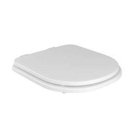 Assento Poliéster Monocromático Branco Deca Vogue Plus AP.517.BR.17