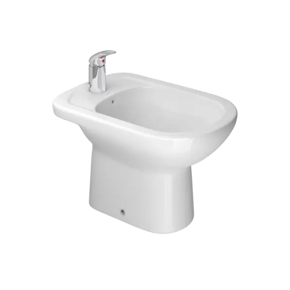 Bidê 1 Furo com Ducha Vertical Branca Deca BV.51.17 Bidê 1 Furo com Ducha Vertical Branca Deca BV.51.17