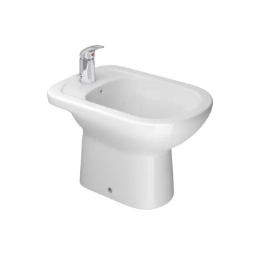 Bidê 1 Furo com Ducha Vertical Branca Deca BV.51.17
