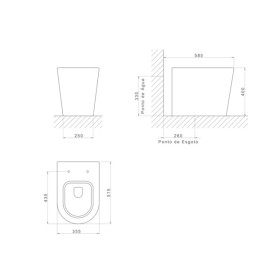 Kit Completo Bacia Convencional Branco Deca LK KP.23.17 Kit Completo Bacia Convencional Branco Deca LK KP.23.17