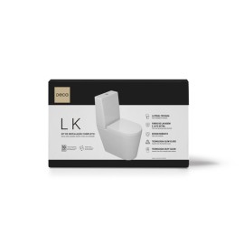 Kit Completo Bacia LK Com Caixa Acoplada Deca Branco KP.230.17