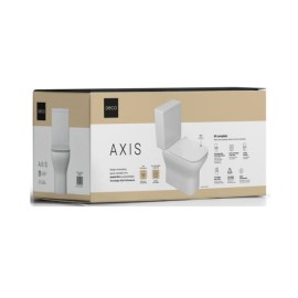 Kit Completo Bacia com Caixa Acoplada Deca Axis Branco KP.470.SL.17