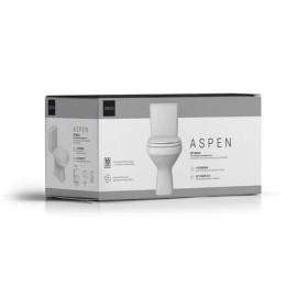 Kit Completo Bacia com Caixa Acoplada Branco Deca Aspen KP.751.17 Kit Completo Bacia com Caixa Acoplada Branco Deca Aspen KP.751.17