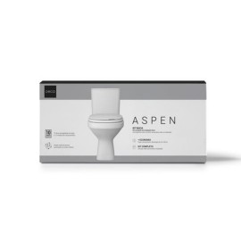 Kit Completo Bacia com Caixa Acoplada Branco Deca Aspen KP.751.17 Kit Completo Bacia com Caixa Acoplada Branco Deca Aspen KP.751.17