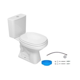 Kit Completo Bacia com Caixa Acoplada Branco Deca Aspen KP.751.17 Kit Completo Bacia com Caixa Acoplada Branco Deca Aspen KP.751.17