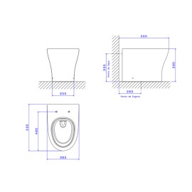 Kit Completo Bacia Convencional Deca Level Total Clean Branco KP.8510.17