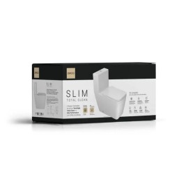 Kit Completo Bacia com Caixa Acoplada Deca Slim Total Clean Branco KP.8620.17