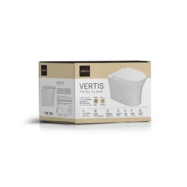 Kit Completo Bacia Convencional Deca Vertis Total Clean Branco KP.8710.17