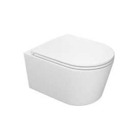 Kit Completo Bacia Suspensa Deca LK Total Clean Branco KP.8830.17