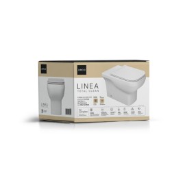 Kit Completo Bacia Convencional Linea Total Clean Branco Deca KP.8910.17