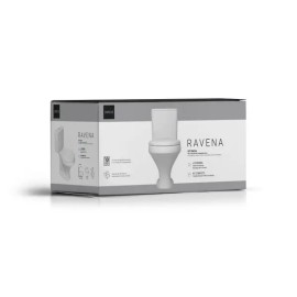 Kit Completo Bacia com Caixa Acoplada Branco Ravena Deca KP.919.17