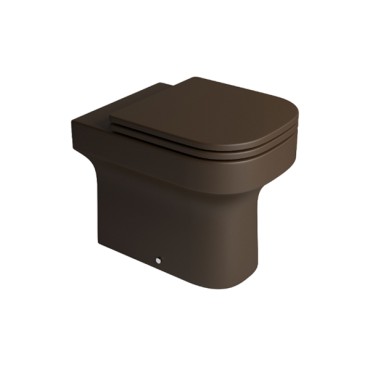 Bacia Convencional Piano Marrom Fosco Deca P.33.22