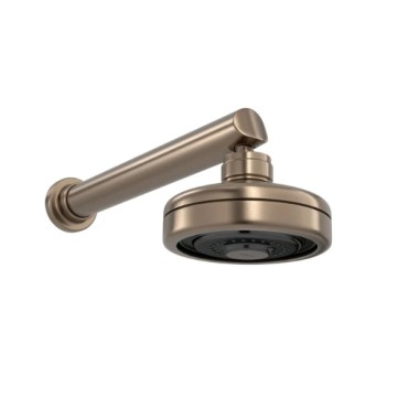 Chuveiro com Tubo Reto Parede Deca Acqua Plus Corten Matte 1990.CT.CT.MT