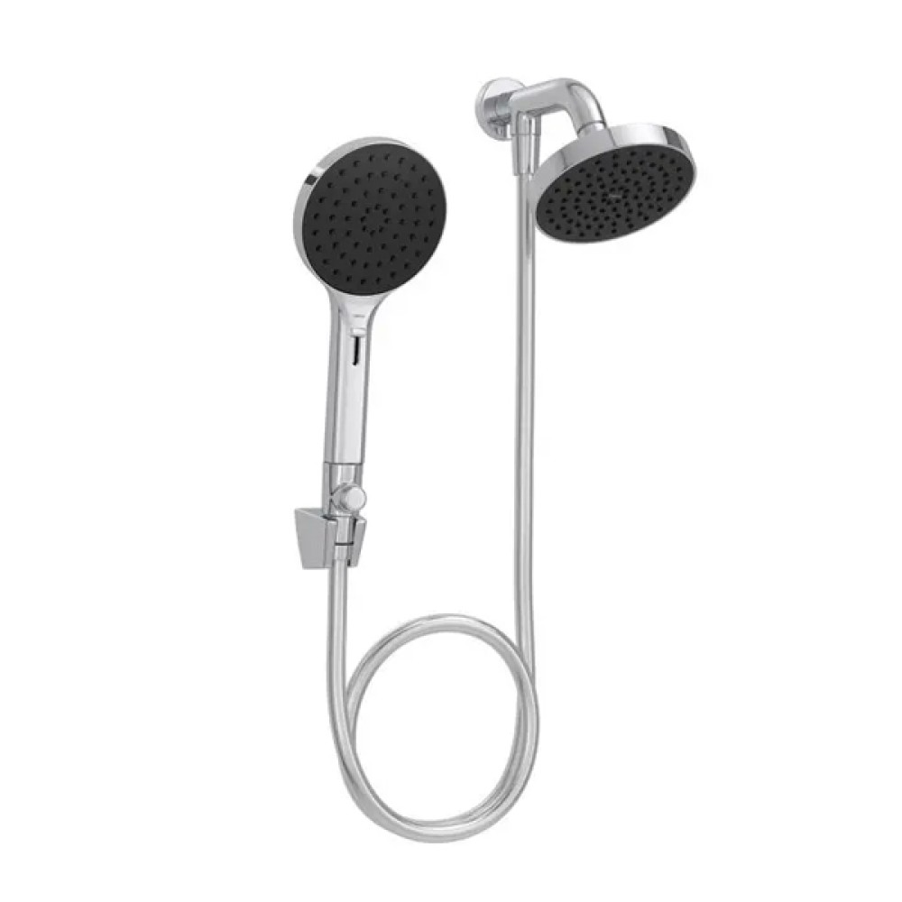 Chuveiro Redondo Parede Flex Cromado Com Desviador e Ducha Manual Deca 2081.C.DES Chuveiro Redondo Parede Flex Cromado Com Desviador e Ducha Manual Deca 2081.C.DES