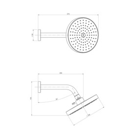 Chuveiro Redondo Parede Flex Plus Cromado Deca 2083.C.STD