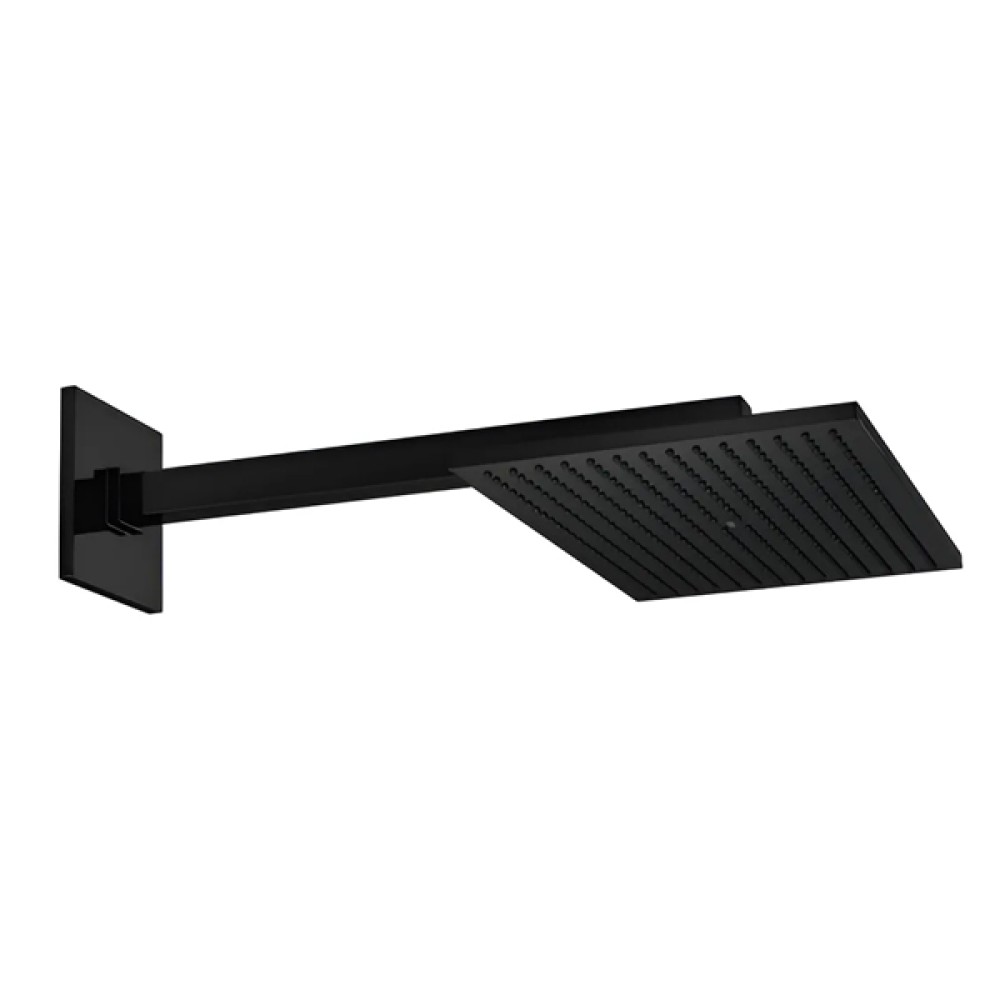 Chuveiro Com Tubo Parede Deca Unic 40 Cm Black Matte 1969.BL.CT.040.NO Chuveiro Com Tubo Parede Deca Unic 40 Cm Black Matte 1969.BL.CT.040.NO