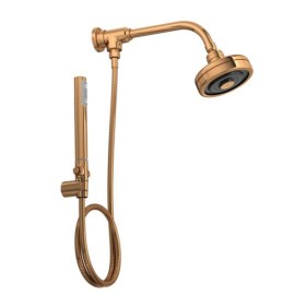 Kit Chuveiro Deca Acqua Plus com Flexível em PVC Red Gold 1990.GLRD.STDKIT.N