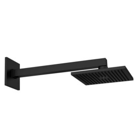 Chuveiro com Tubo Parede Deca Quadrado Black Noir 1992.BL.CT.NO
