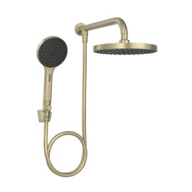 Chuveiro Redondo Parede Com Desviador e Ducha Manual Deca Flex Max Summer Gold 2085.SM.DES.MT