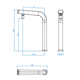 Bica Monocomando Alta Mesa Cozinha Deca You Click Black Matte 1291.BL99.MT Bica Monocomando Alta Mesa Cozinha Deca You Click Black Matte 1291.BL99.MT