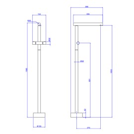 Misturador Piso P/Banheira Arthur Casas Black Matte 1871.BL101.MT