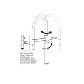 Torneira Mesa Cozinha Bica Alta Colore Black Matte e Preto 1189.BL.MT.PT Torneira Mesa Cozinha Bica Alta Colore Black Matte e Preto 1189.BL.MT.PT
