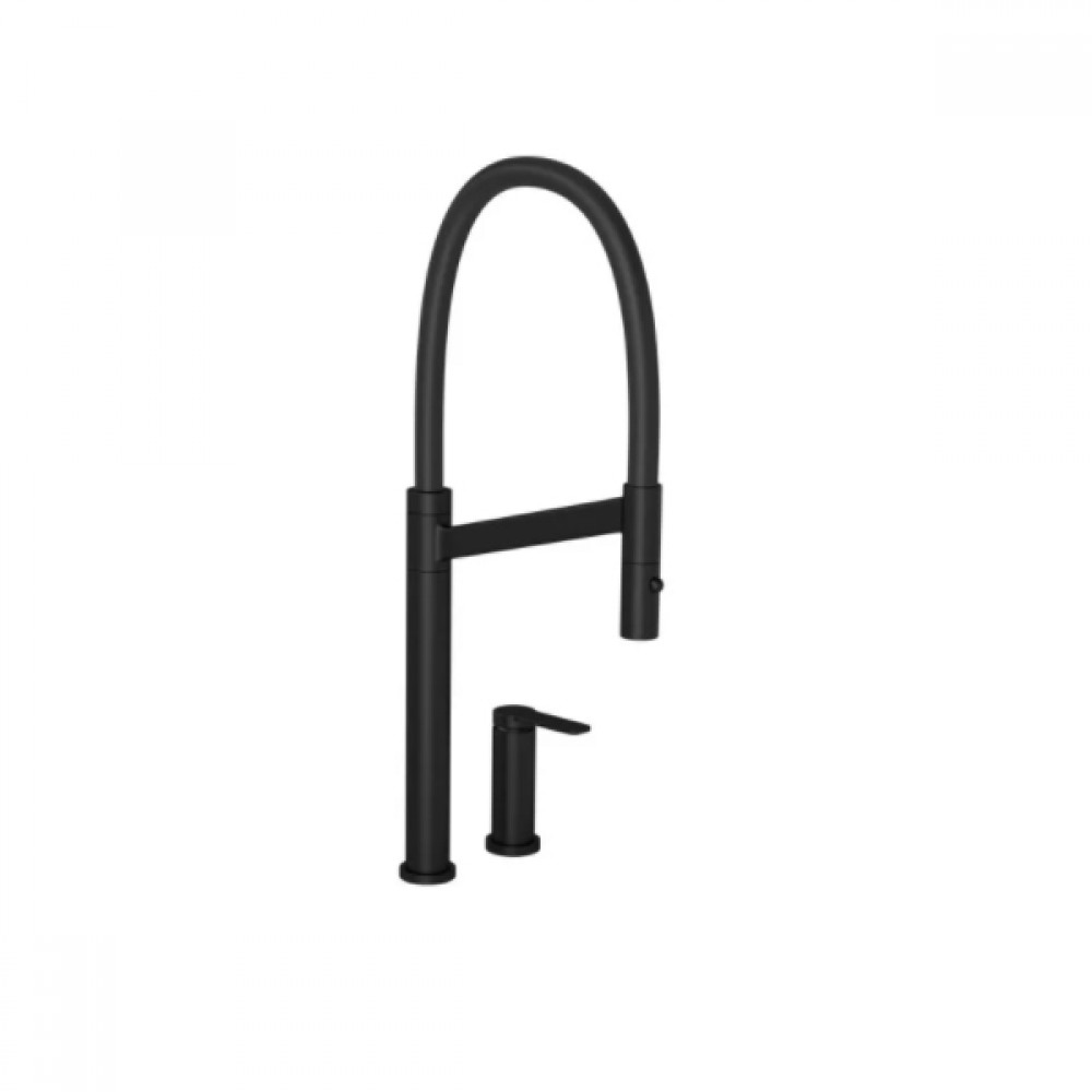 Monocomando Mesa Cozinha Bica Alta Colore Deca Black Matte e Preto 2289.BL.MT.PT Monocomando Mesa Cozinha Bica Alta Colore Deca Black Matte e Preto 2289.BL.MT.PT
