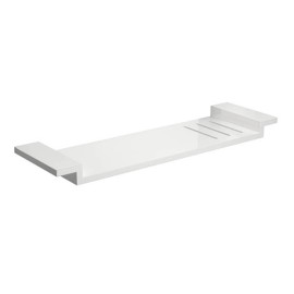 Base Para Prateleira Em Resina 350Mm Contemporânea Branco Deca com Rasgo 4247.R97.035.BR Base Para Prateleira Em Resina 350Mm Contemporânea Branco Deca com Rasgo 4247.R97.035.BR