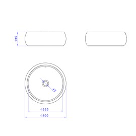 Cuba Redonda Apoio 40cm Branco Deca Slim Bold L.12040.BD.17 Cuba Redonda Apoio 40cm Branco Deca Slim Bold L.12040.BD.17