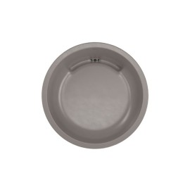 Cuba de Apoio Redonda Etrusco Cimentícia Mocha 40cm Deca L.12040.ETR.64