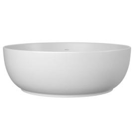Cuba Redonda Apoio 40cm Branco Fosco Deca Gota L.12040.GT.16