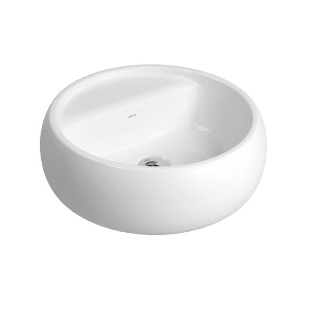 Cuba Redonda Apoio com Mesa Deca 40cm Branco Slim Bold L.12040.M.BD.17 Cuba Redonda Apoio com Mesa Deca 40cm Branco Slim Bold L.12040.M.BD.17