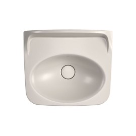 Cuba Retangular Apoio ou Suspensa Barbante com Mesa Pérola Deca 50x42cm L.13050.M.PER.26