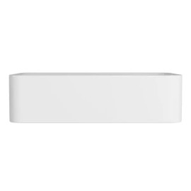 Cuba Slim Retangular Apoio 50cm com Deck Deca Branco L.13050.MD.17 Cuba Slim Retangular Apoio 50cm com Deck Deca Branco L.13050.MD.17
